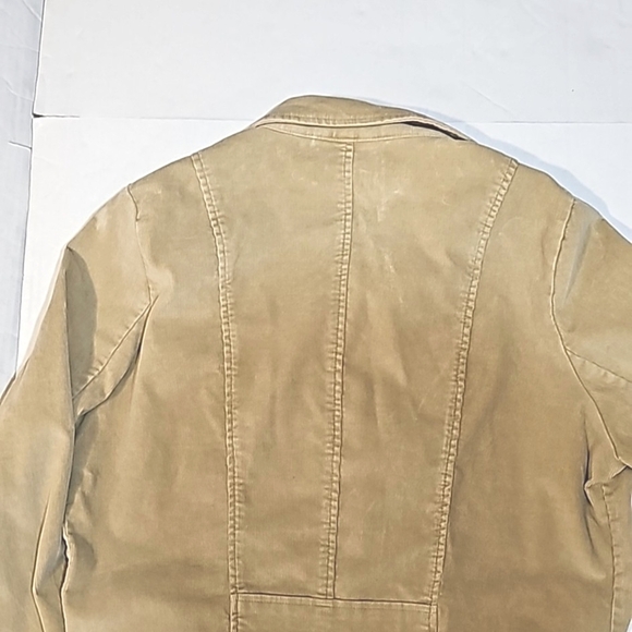 ST. JOHN'S BAY WOMEN CORDUROY JACKET SZ XXLT TAN COAT BLAZER STRETCH CAREER WORK - Picture 15 of 15